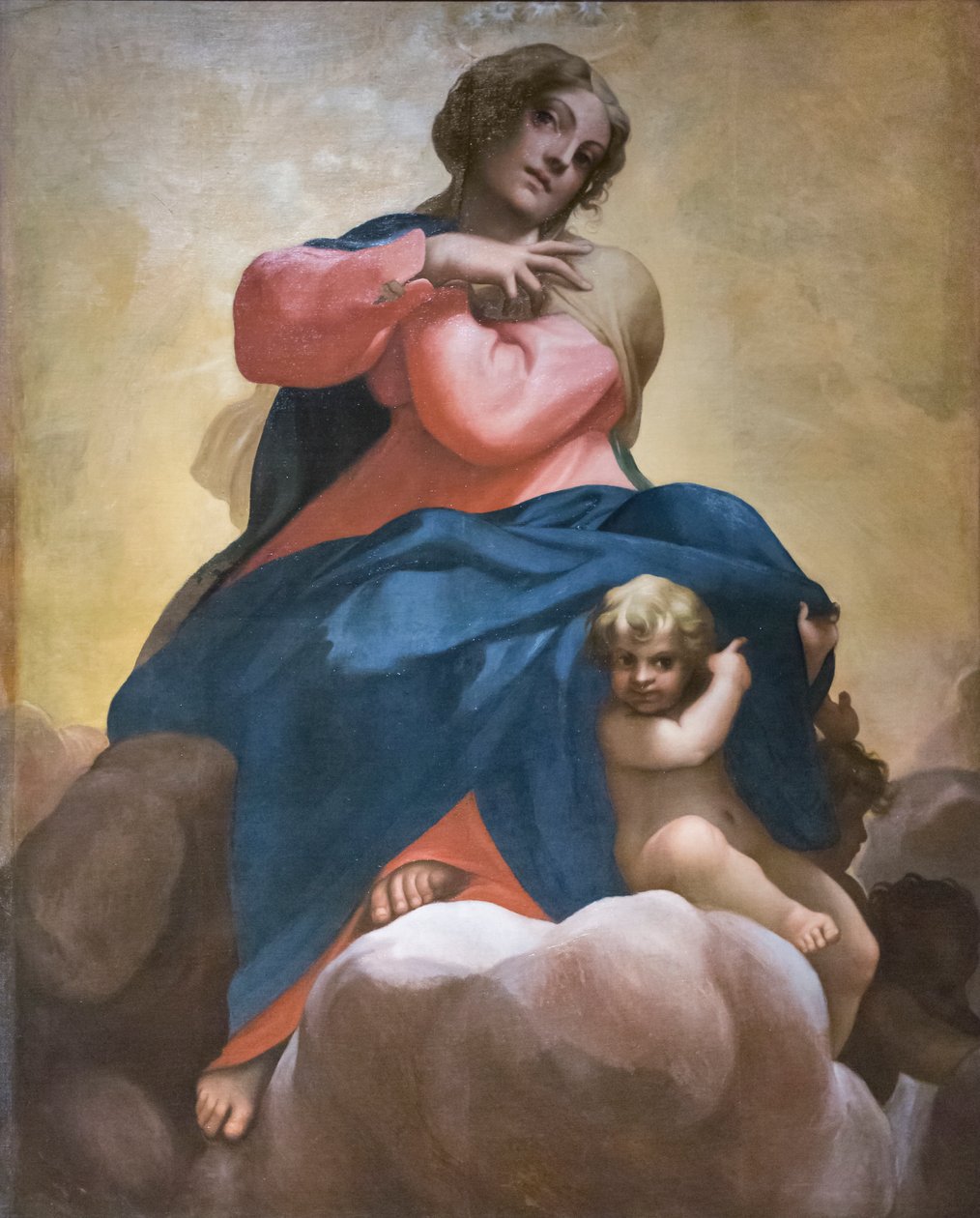 Szűz koronázása alkotó: Annibale Carracci
