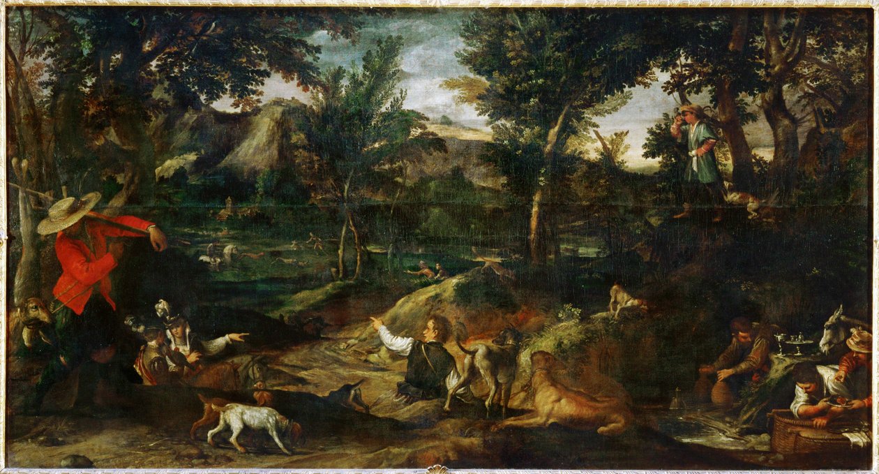 La chasse - a vadászat ... alkotó: Annibale Carracci