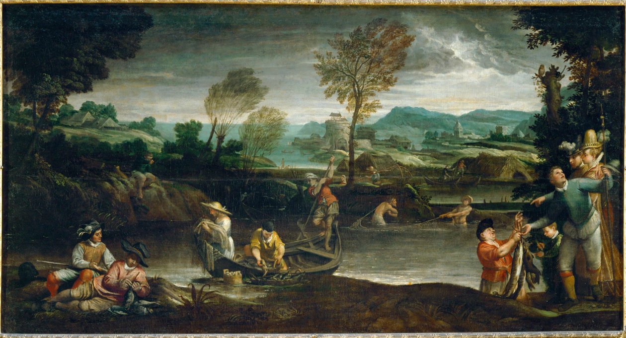La peche - halászat, függő 40-08-05/41 ... alkotó: Annibale Carracci