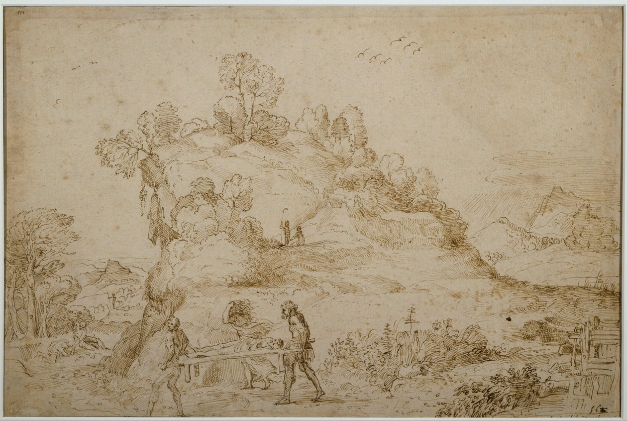 Táj és alakok alkotó: Annibale Carracci