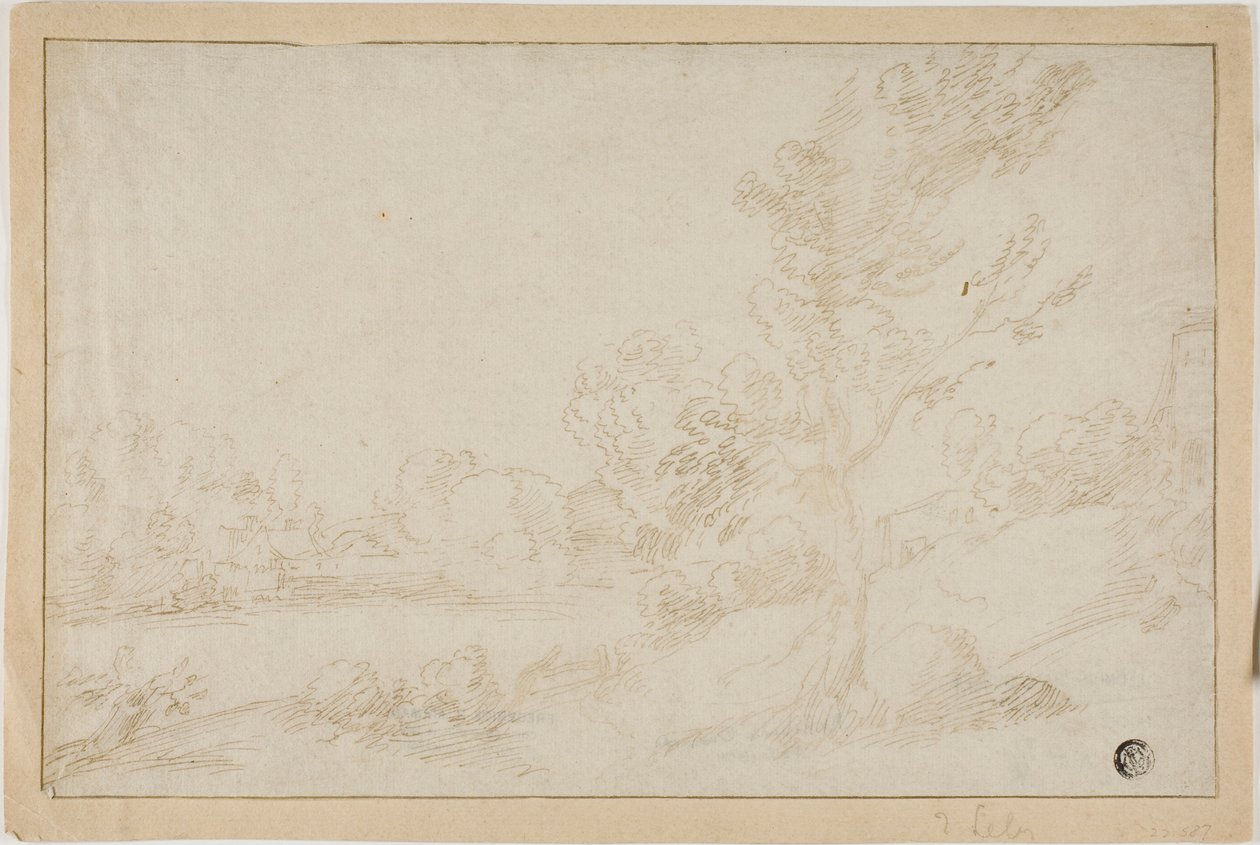 Táj folyó partján alkotó: Annibale Carracci