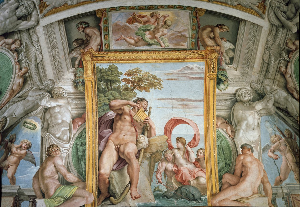 Polyphemus és Galatea (freskó alkotó: Annibale Carracci