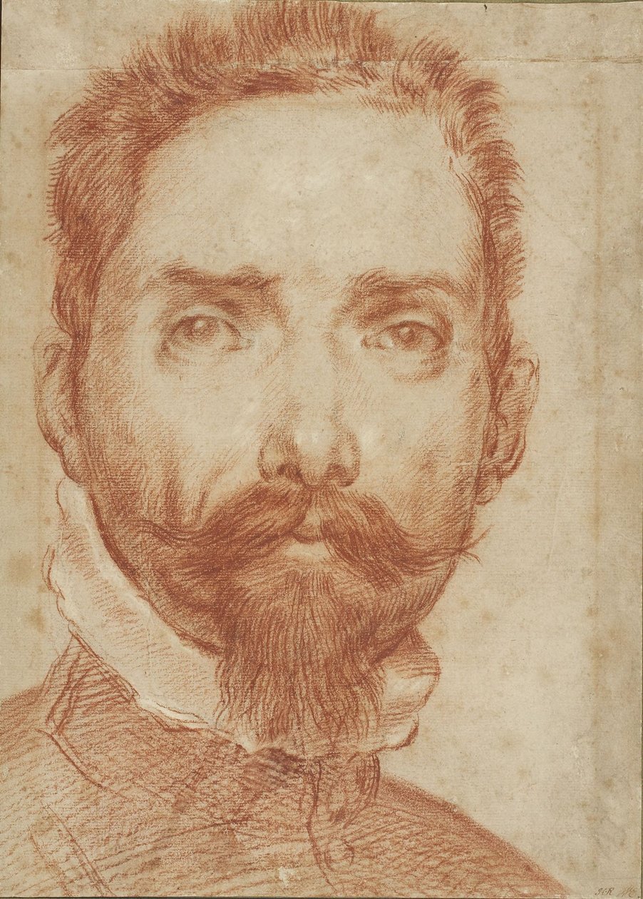 Giulio Mascheroni lantjátékos portréja alkotó: Annibale Carracci