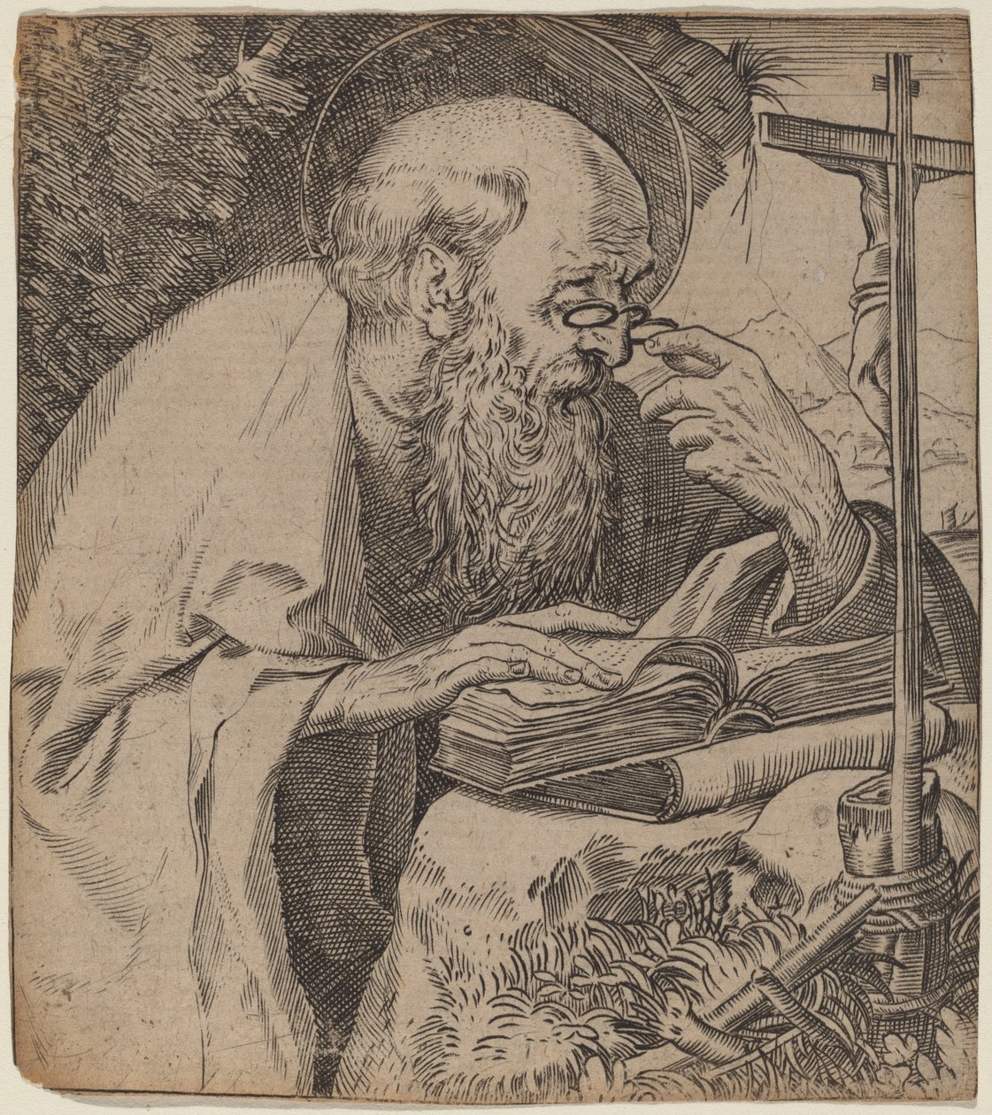Szent Jeromos alkotó: Annibale Carracci