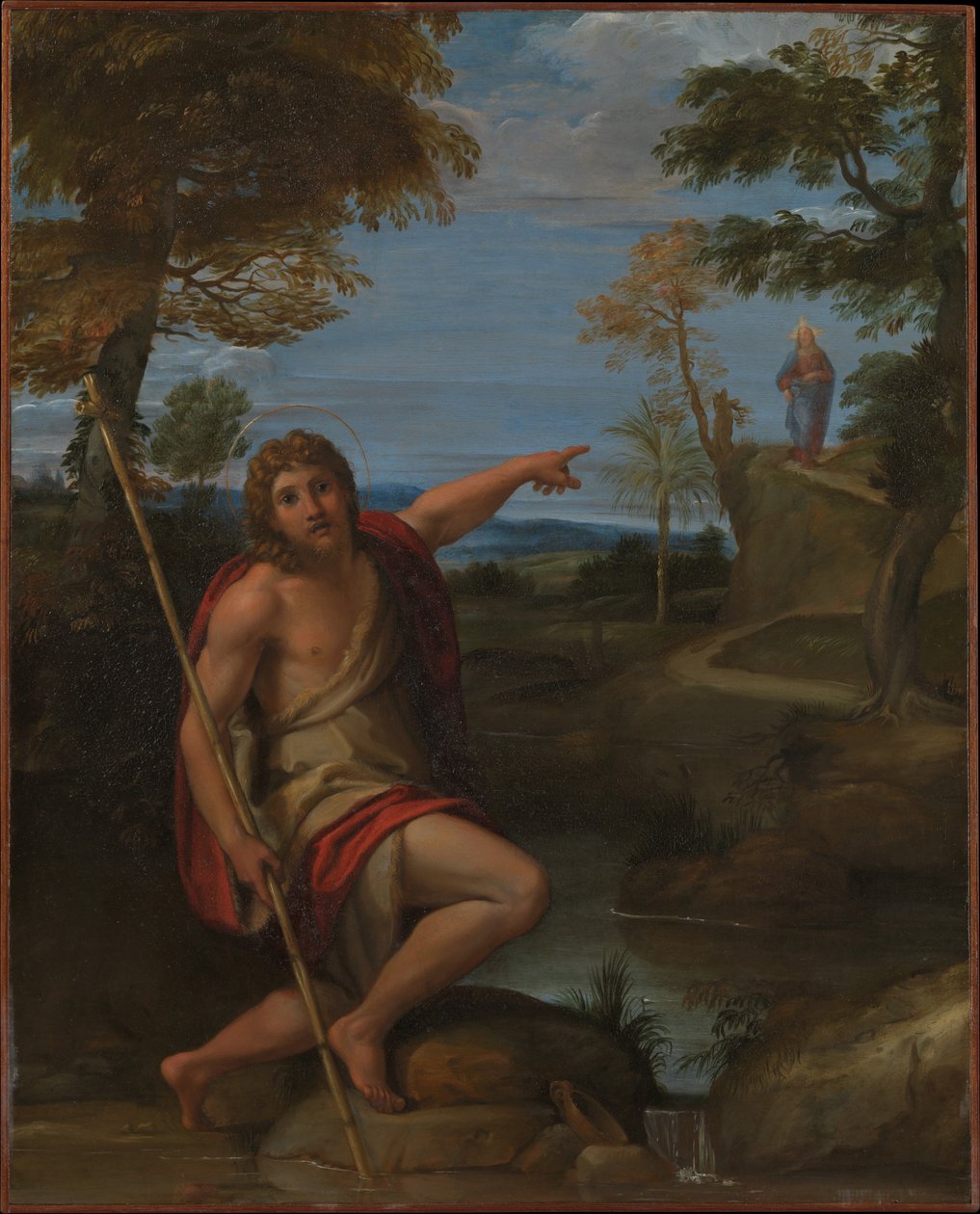 Keresztelő Szent János, aki tanúskodik alkotó: Annibale Carracci