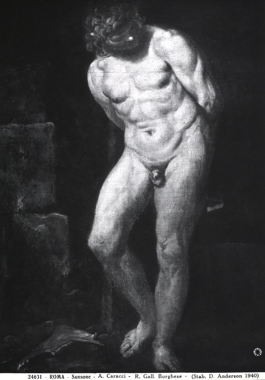Sámson, 1580-1609 körül alkotó: Annibale Carracci