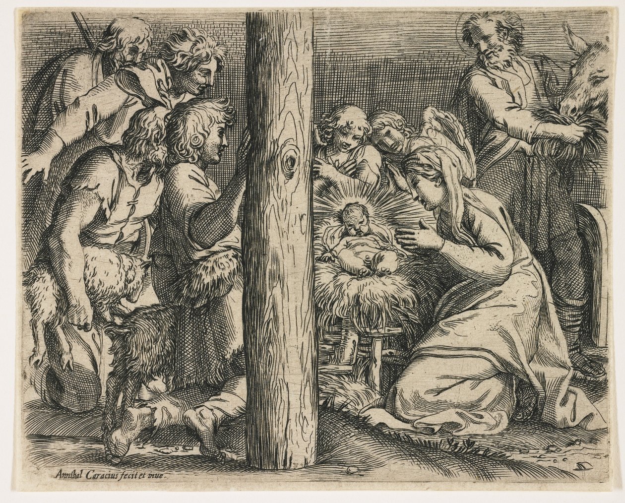 A Pásztorok imádása c. 1606 alkotó: Annibale Carracci