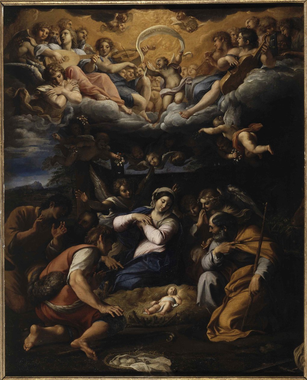 A Pásztorok imádása, kb. 1597. alkotó: Annibale Carracci