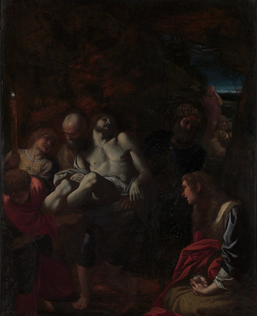 Krisztus temetése, 1595. alkotó: Annibale Carracci