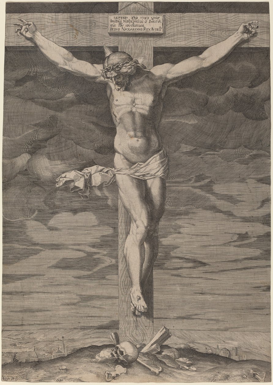 A keresztre feszítés alkotó: Annibale Carracci