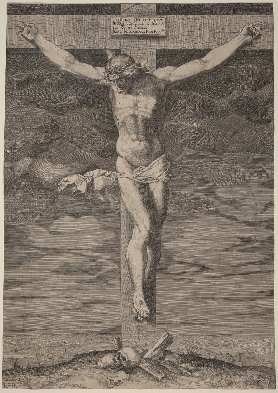 A keresztre feszítés alkotó: Annibale Carracci