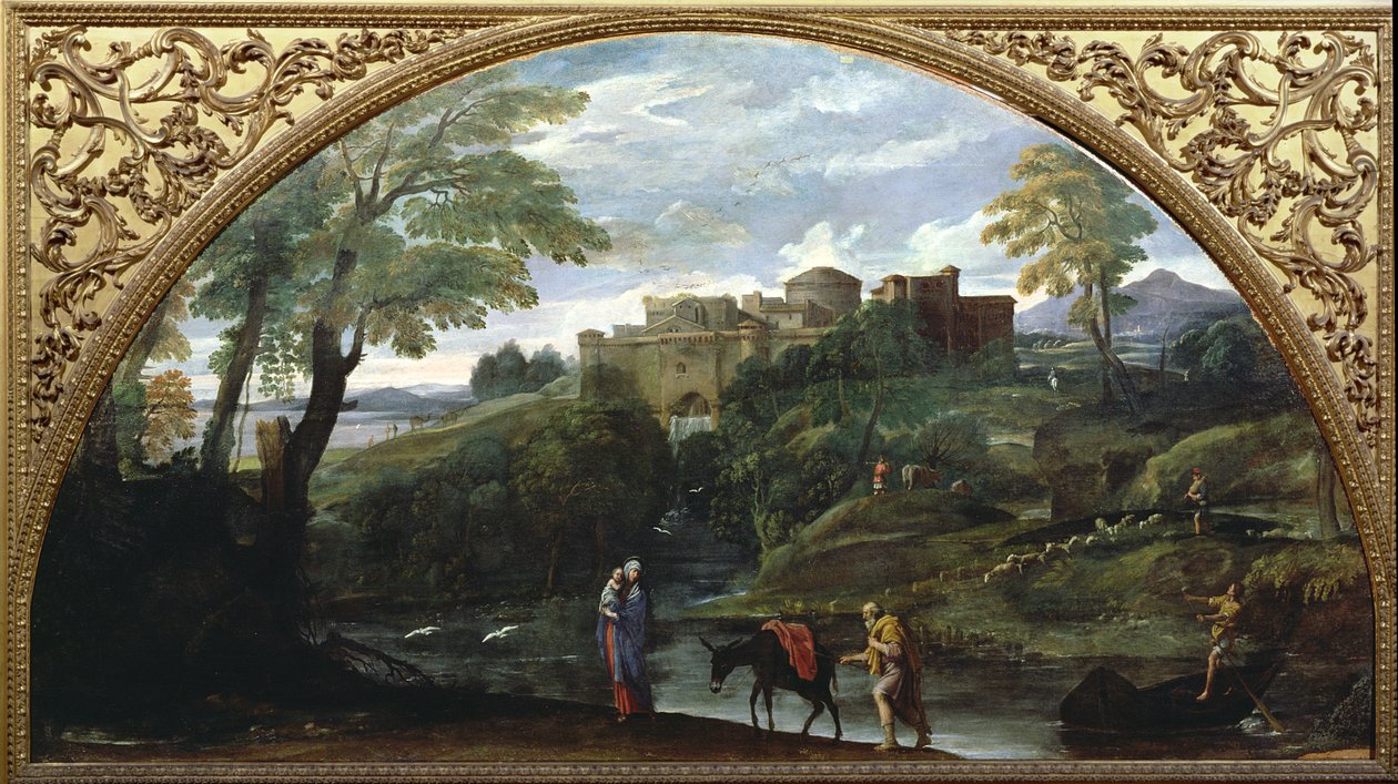 Repülés Egyiptomba alkotó: Annibale Carracci