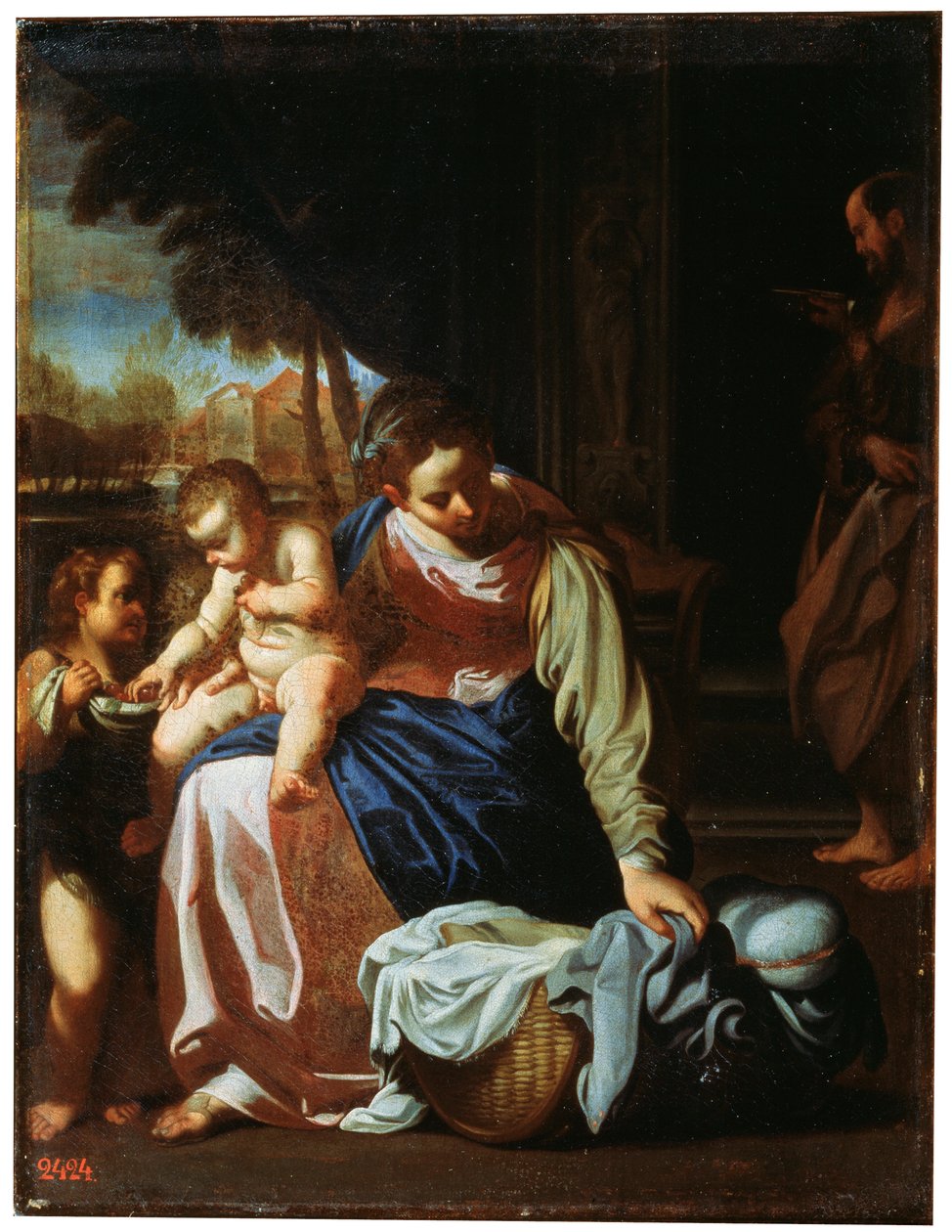 A Szent Család, 16. század vége vagy 17. század eleje alkotó: Annibale Carracci