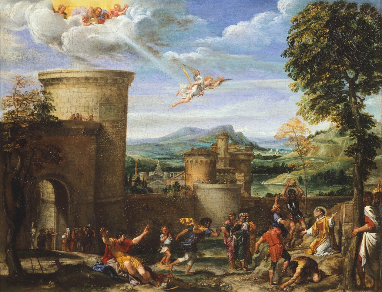 Szent István vértanúsága, 1603-2004 körül (olaj, vászon) alkotó: Annibale Carracci