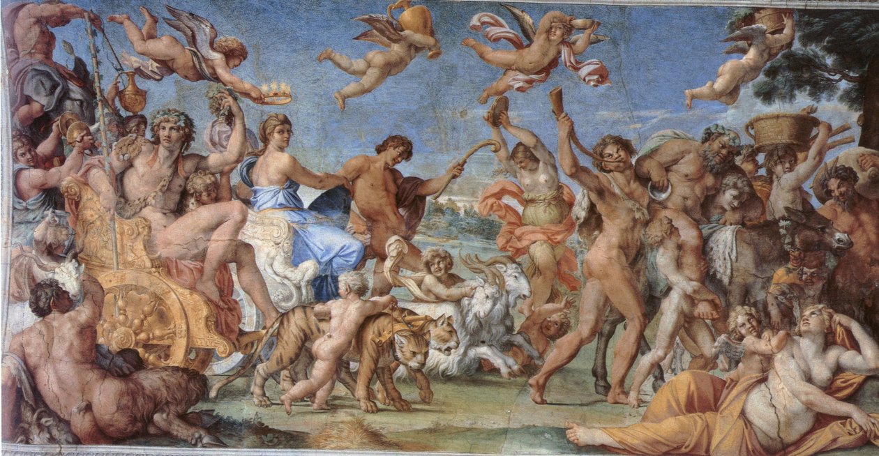 Bacchus és Ariadné diadala alkotó: Annibale Carracci