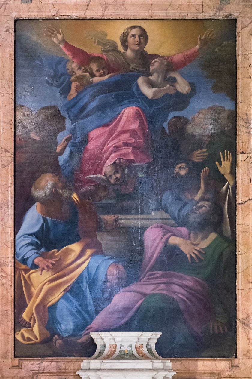 A Szűzanya mennybevétele alkotó: Annibale Carracci