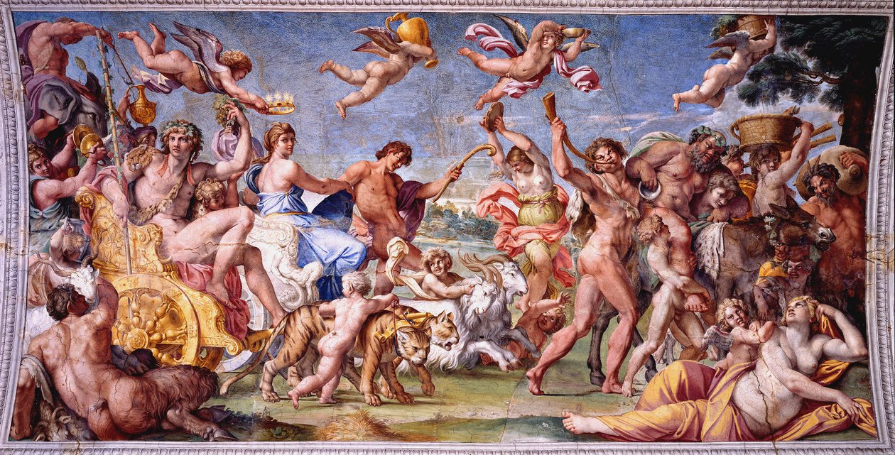 Bacchus és Ariadné diadala alkotó: Annibale Carracci