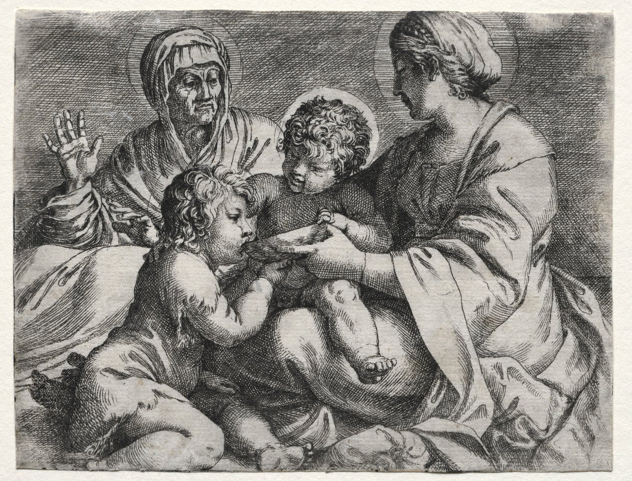 Szűz a tállal, 1606. alkotó: Annibale Carracci