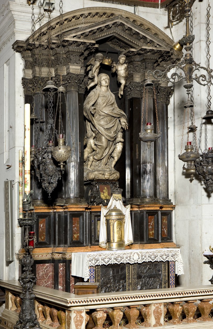 Szűz Mária mennybemenetele, 1586 alkotó: Annibale Fontana