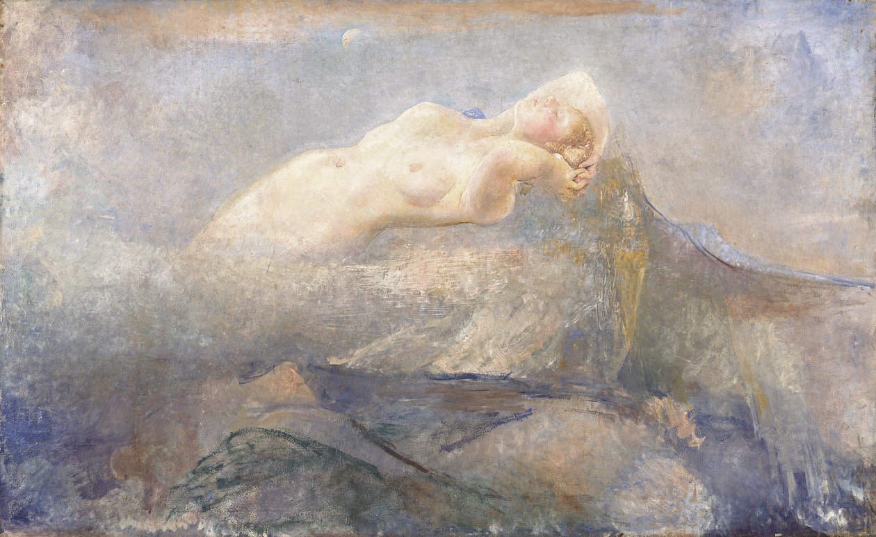 Montagna Mia, 1923 körül (olaj, vászon) alkotó: Annie Louisa Swynnerton