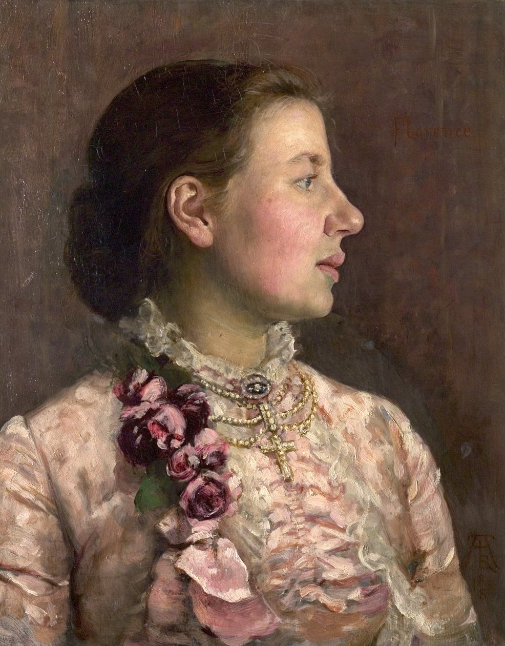 Florence H. Musgrave asszony alkotó: Annie Louisa Swynnerton