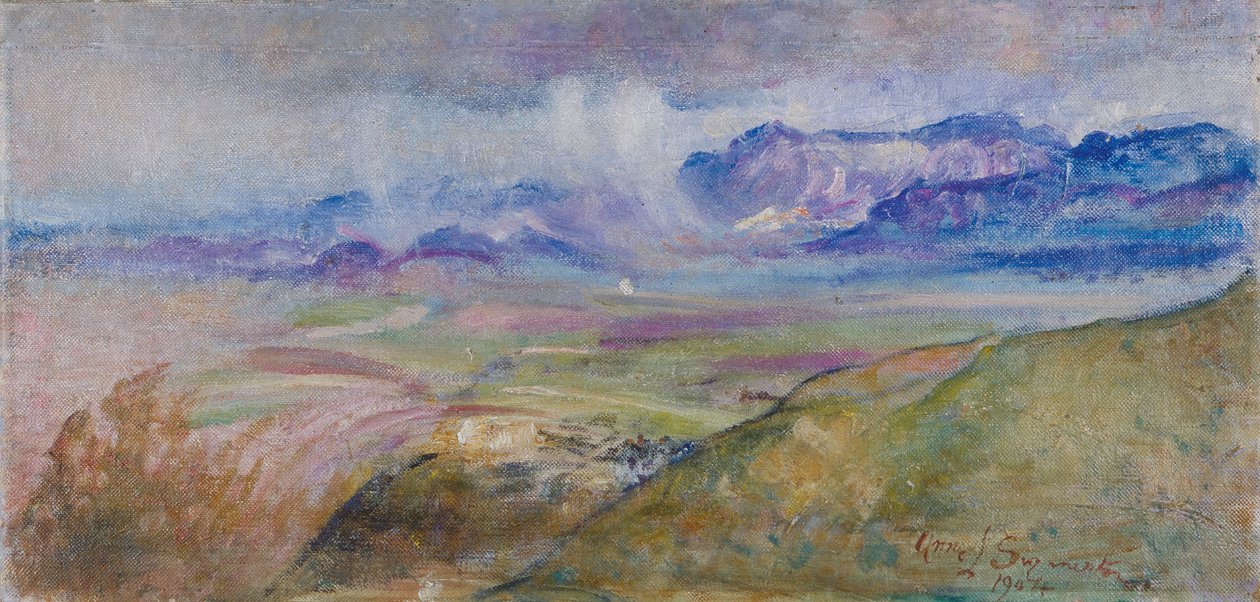 Esőfelhők, Monte Gennaro alkotó: Annie Louisa Swynnerton