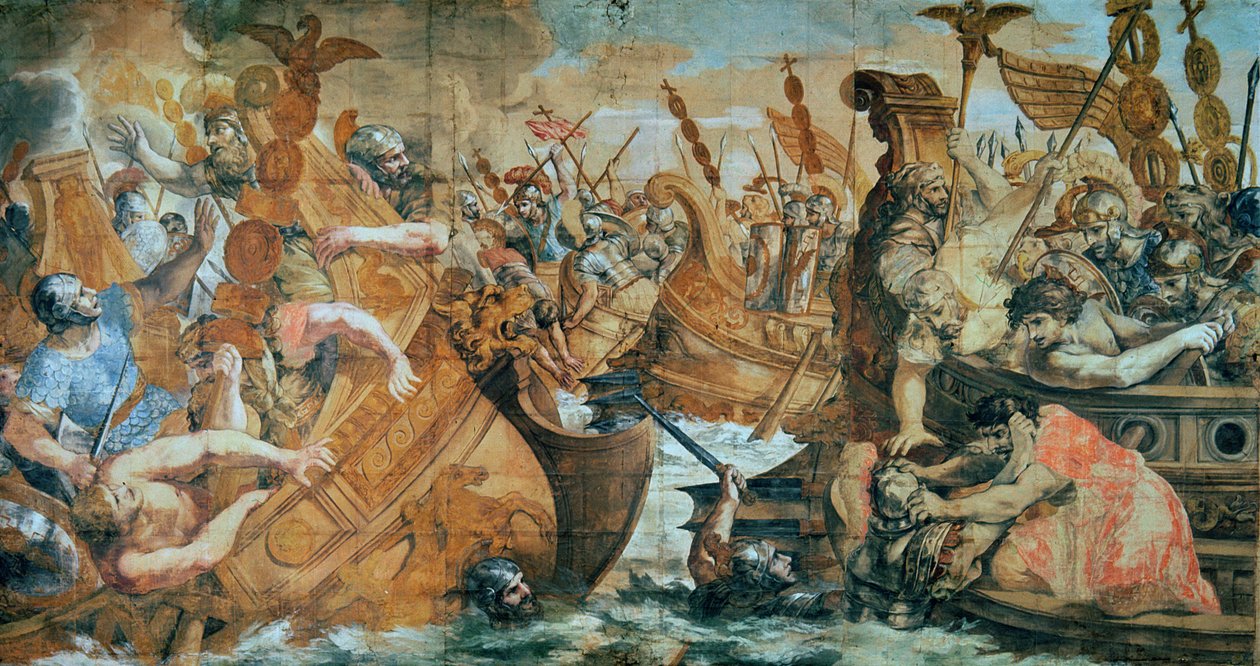 A Milvian-hídi csata, i.sz. 312: Maxentius legyőzése Konstantintól alkotó: Unbekannt Unbekannt