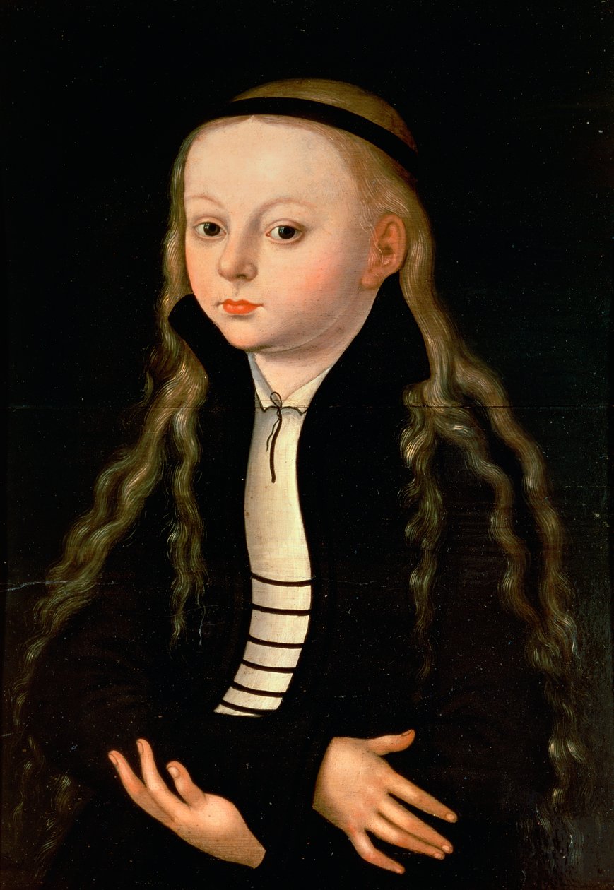 Portré egy lányról, valószínűleg Luther Márton lányáról, Magdalénáról, Lucas Cranach, idősebb, c. 1520 alkotó: Unbekannt Unbekannt