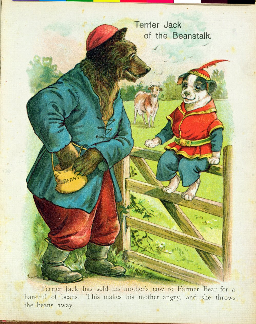 Terrier Jack, a Jack and the Beanstalk című filmből (illusztráció) alkotó: Unbekannt Unbekannt