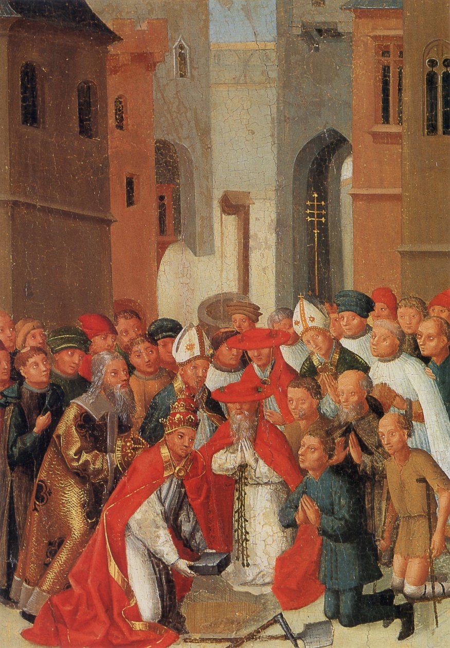 Weingartener Heilig-Blut-Tafel 1489-ből. alkotó: Anonymous