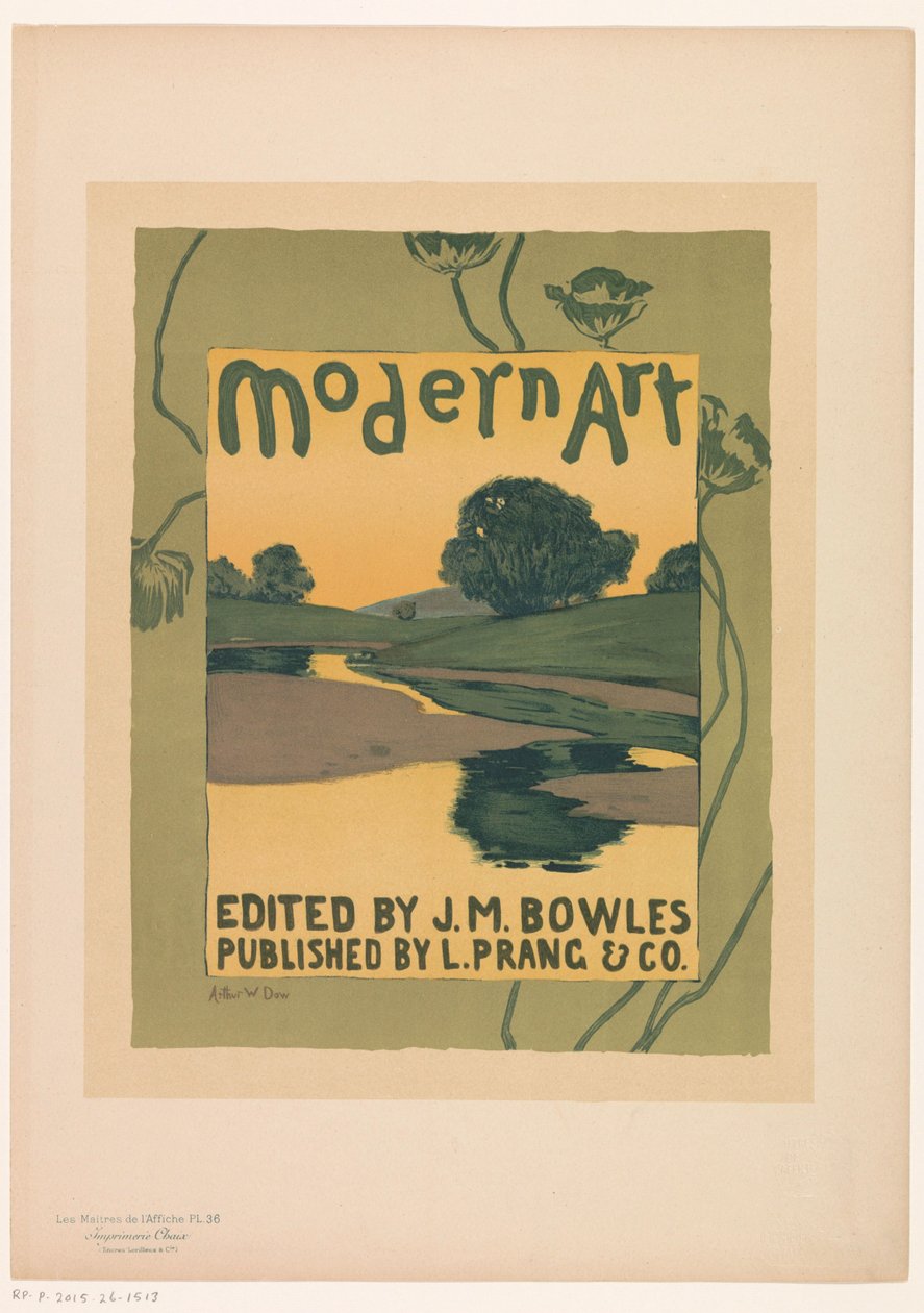 A Modern Art tijdschrift magazin reklámja Les Maîtres de l
