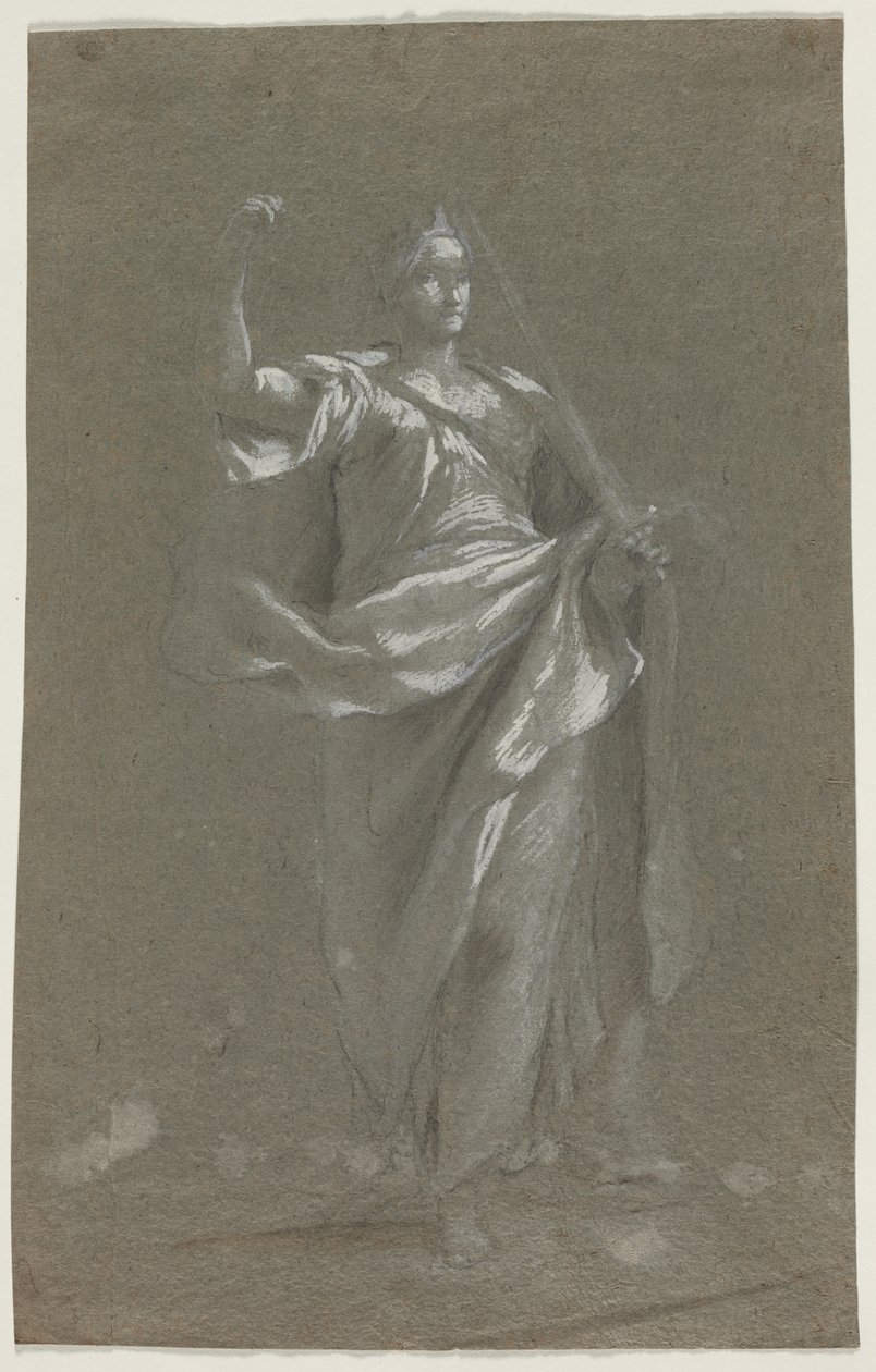 Allegorikus figura (recto és verso) alkotó: Anonymous
