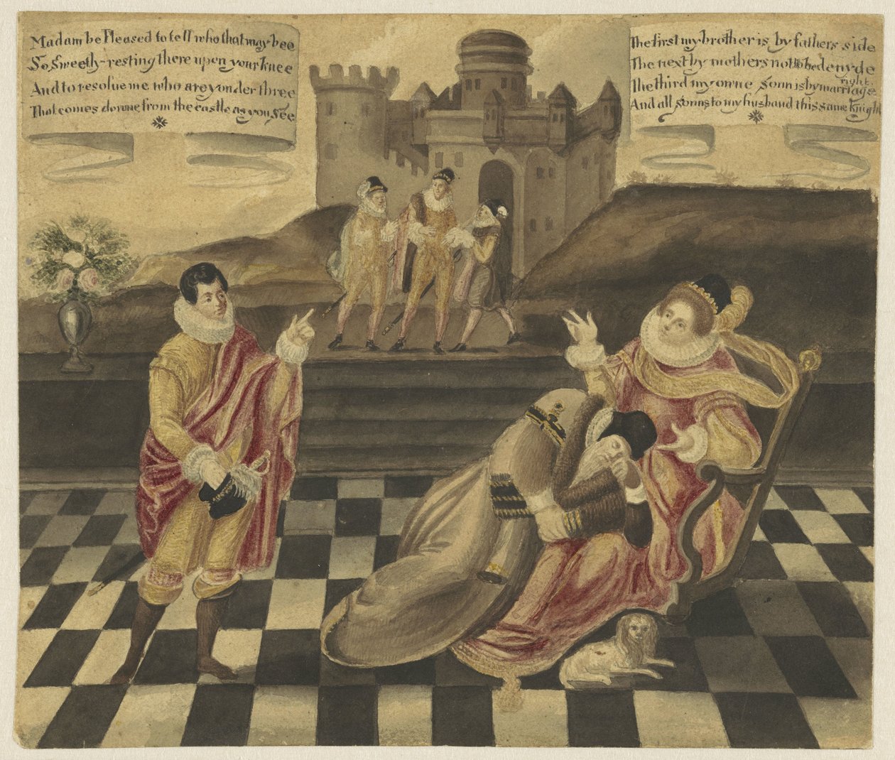 Allegorikus csoportportré alkotó: Anonymous
