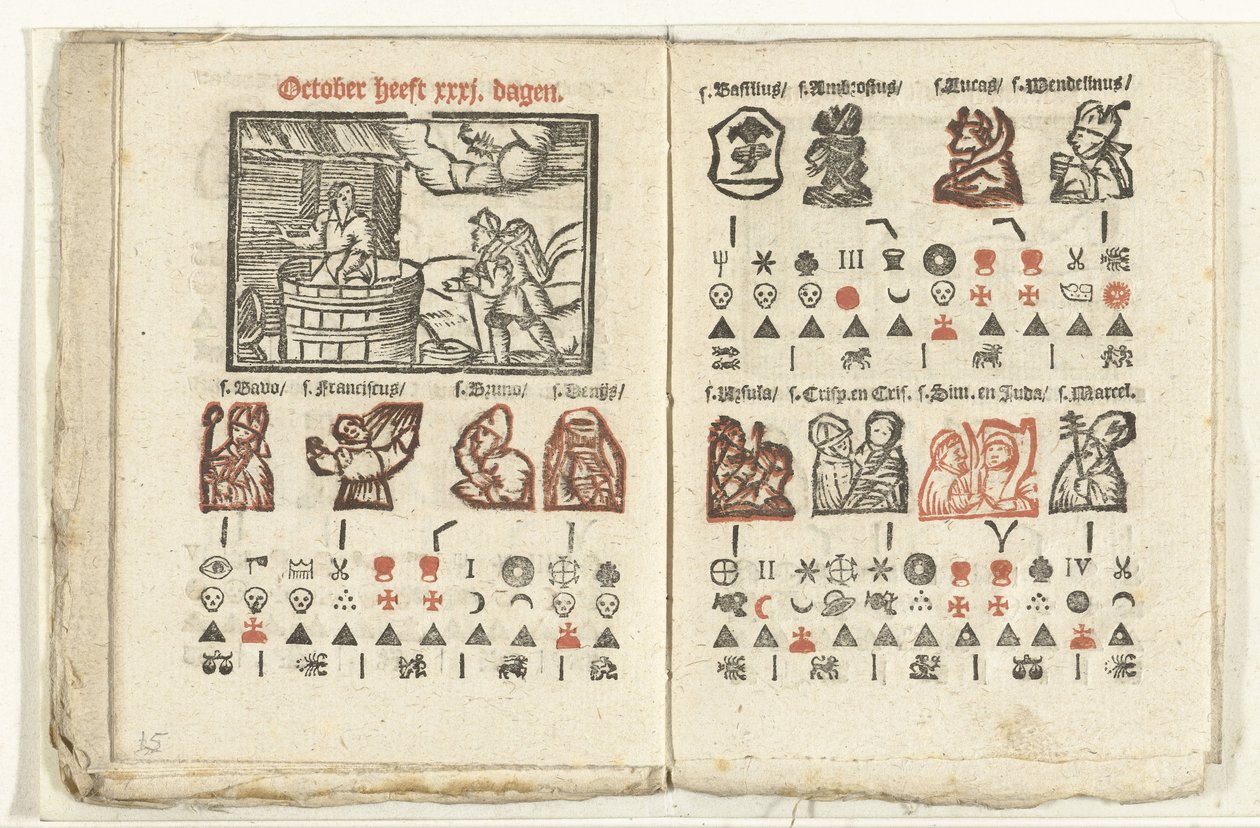 Oldalak az 1712. októberi előrejelzéssel alkotó: Anonymous