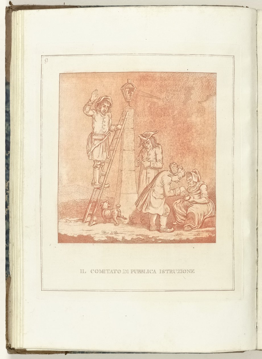 Comité van Voorlichting, 1795 Az Oktatási Bizottság (cím a tárgyban) Hollandia Regenerata (olasz kopie) (sorozat címe) Hollandia újjászületése: tükör minden újjászületett nép számára (a sorozat címe a tárgyon) alkotó: Anonymous