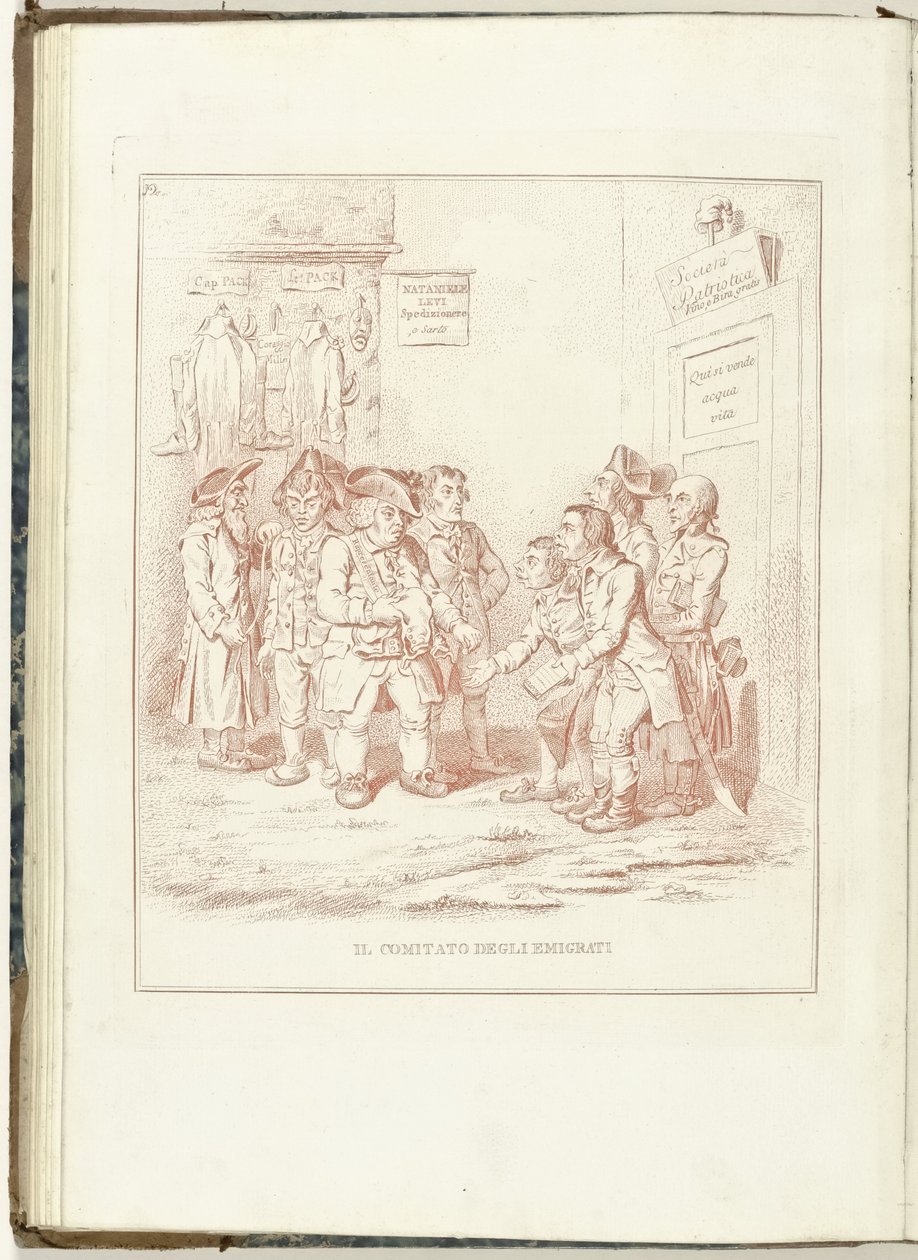 Uitgewekenen Bizottság, 1795 A Kivándorlók Bizottsága (cím a tárgyon) Hollandia Regenerata (olasz kopie) (sorozat címe) Hollandia újjászületése: tükör minden újjászületett népnek (a sorozat címe a tárgyon) alkotó: Anonymous