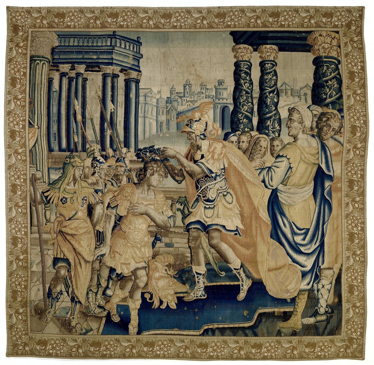 Coriolanus megkapja a babérkoszorút Coriolanus története (sorozat címe) alkotó: Anonymous