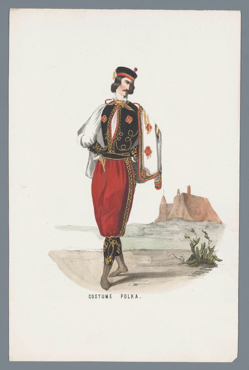 Polka jelmez (cím a tárgyon) alkotó: Anonymous