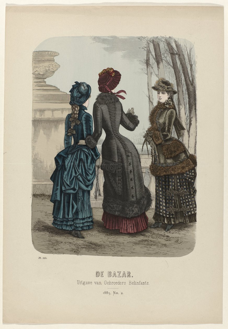 De Bazar, 1883. sz. 2, Pl. 525 alkotó: Anonymous