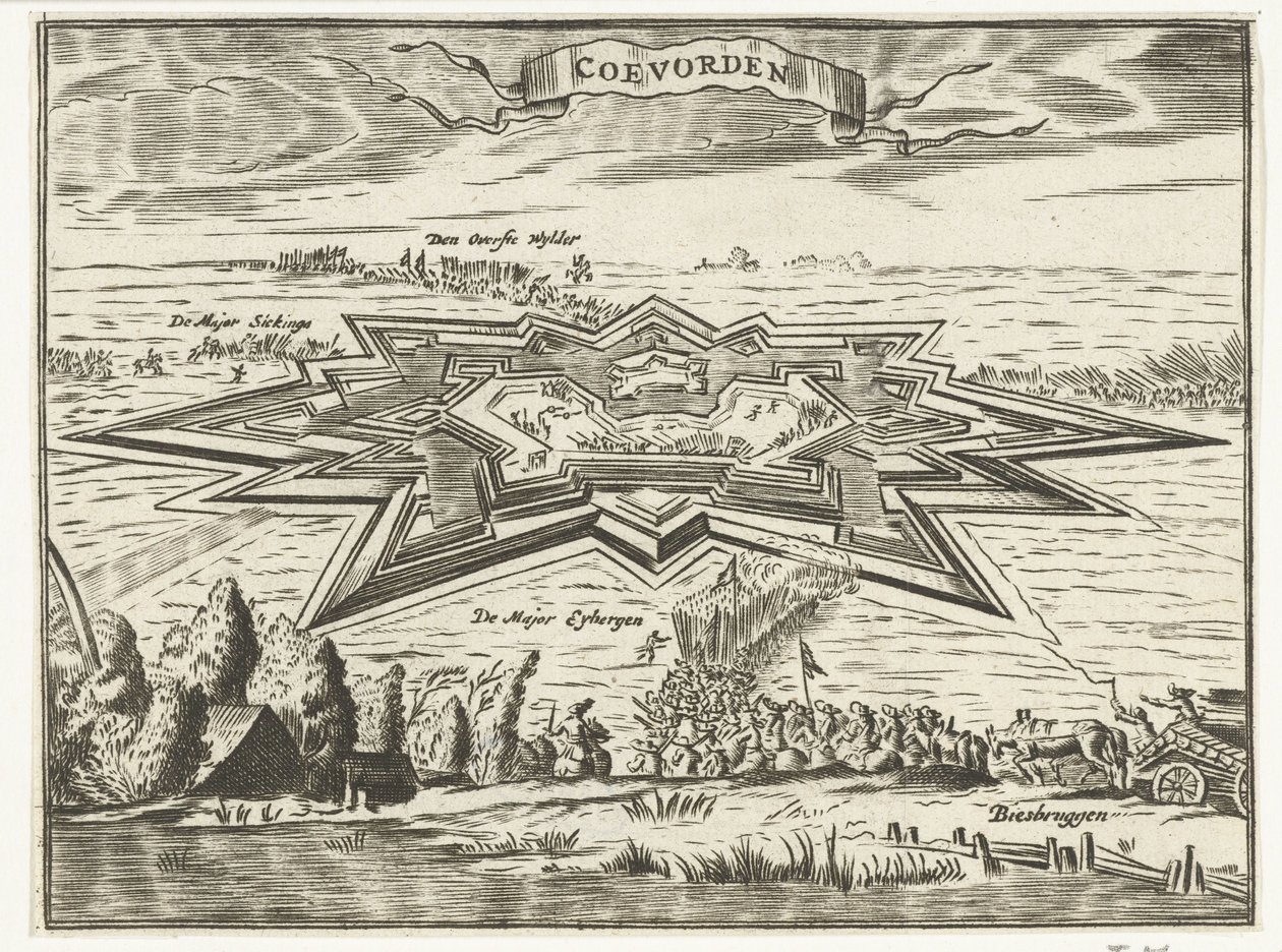 Coevorden vihara, 1672 alkotó: Anonymous