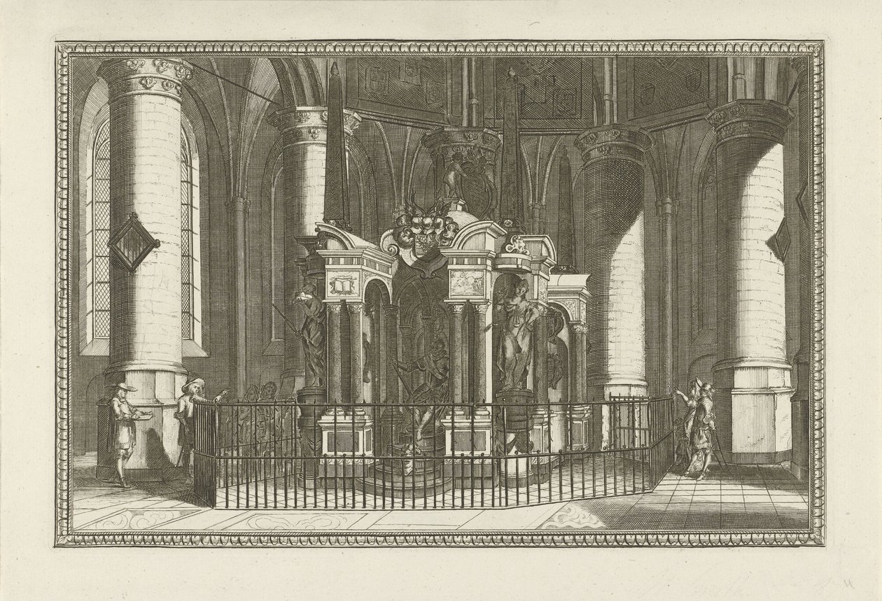 Orániai Vilmos sírja, 1623 alkotó: Anonymous