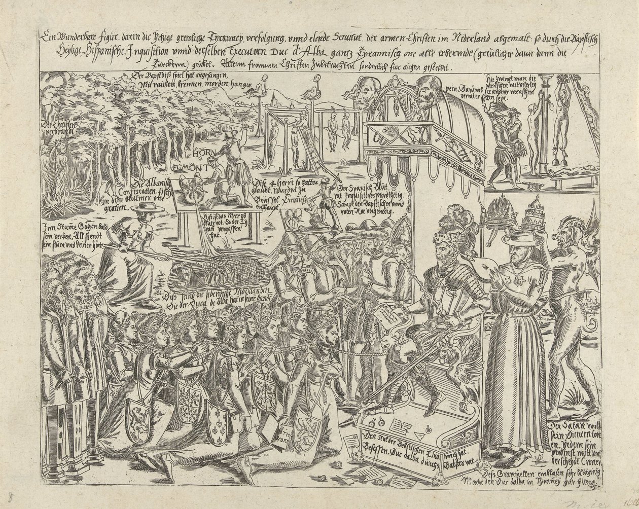 Alba hercegének trónja, 1569 (másolat) alkotó: Anonymous