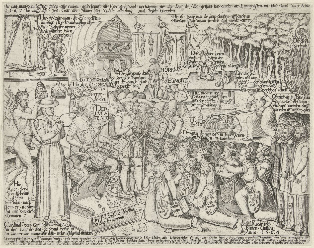 Alva hercegének trónja, 1569 alkotó: Anonymous