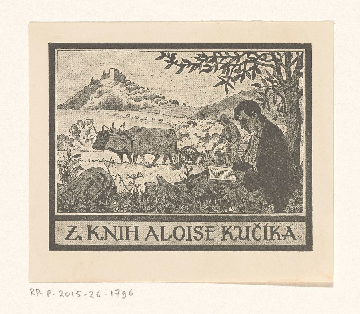 Ex libris van Aloise Kučík alkotó: Anonymous