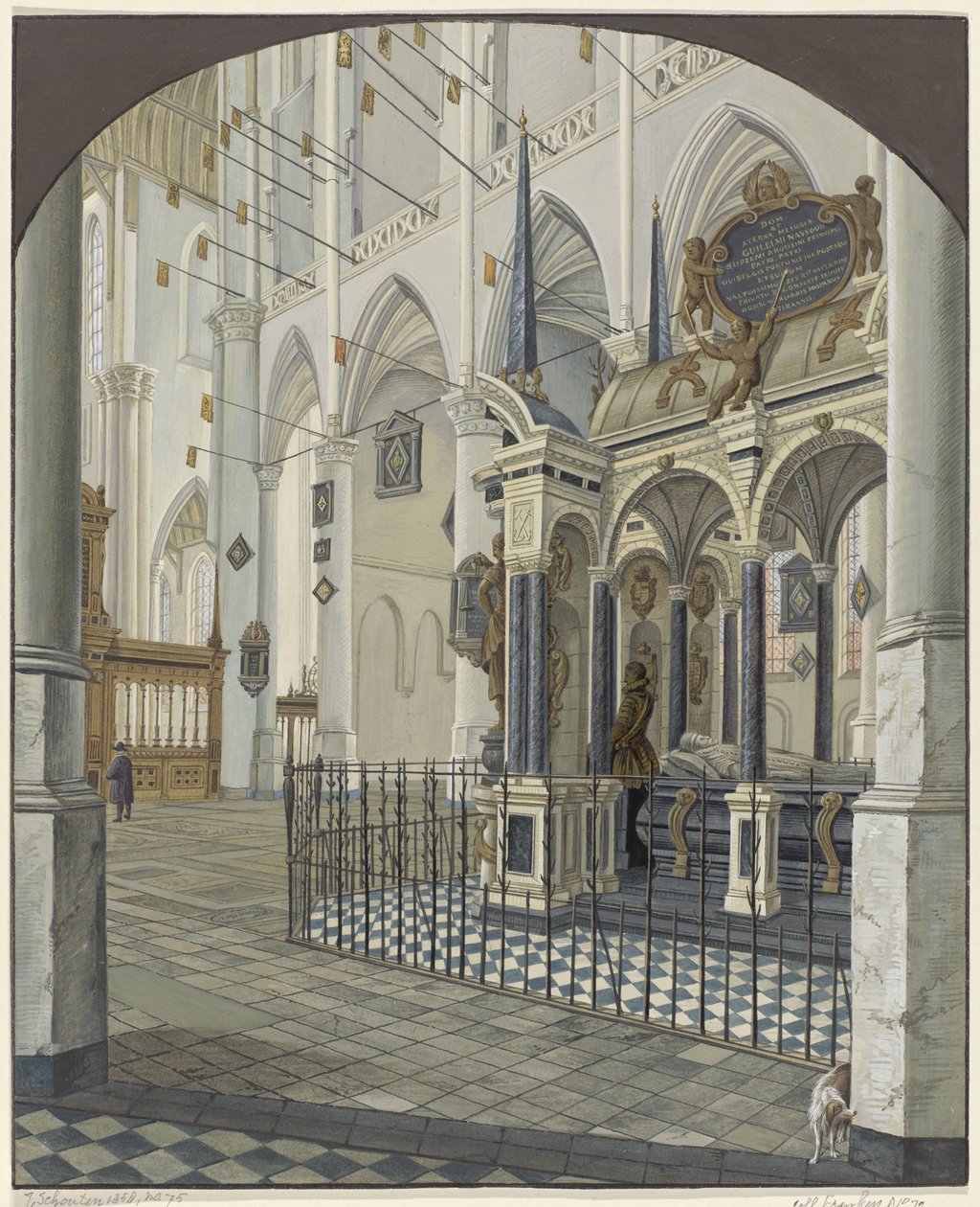 I. Vilmos, Orange hercegének sírja, 1623 alkotó: Anonymous