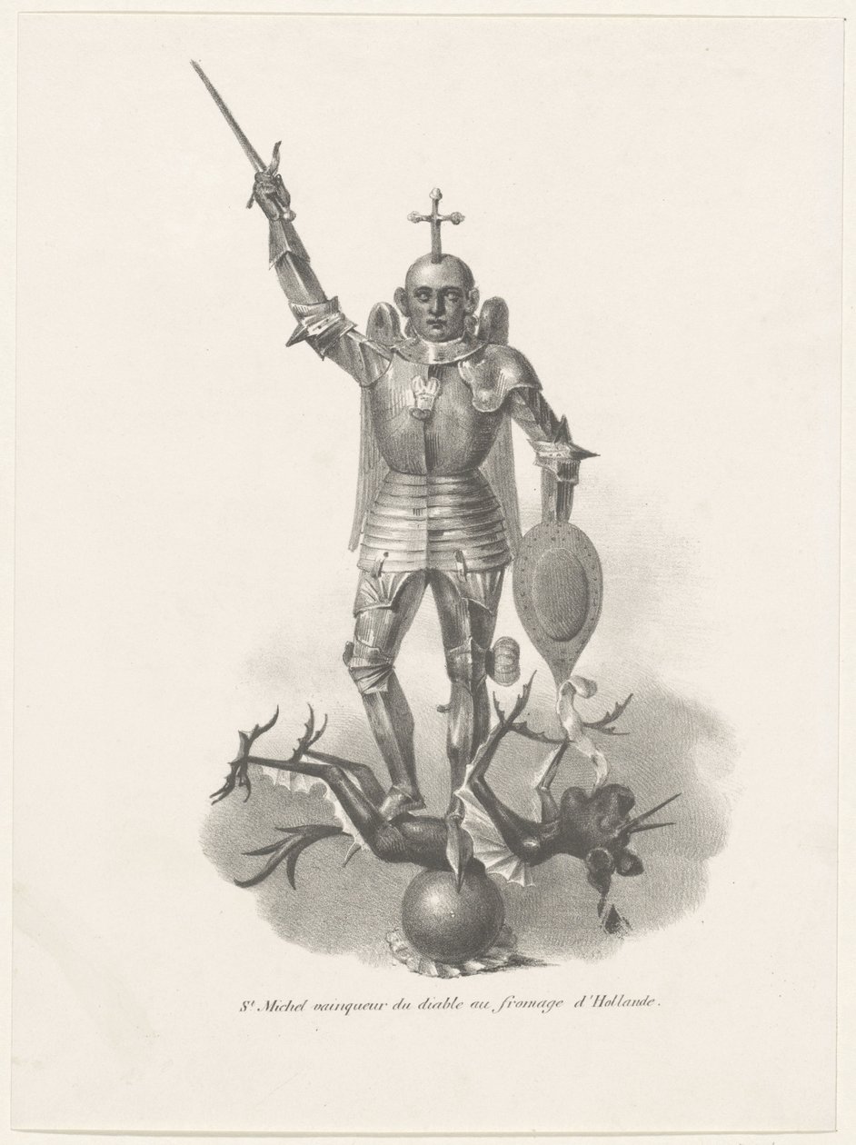 Szent Mihály holland sajttal legyőzi az ördögöt, 1830 St. Michel vainqueur du diable au fromage d