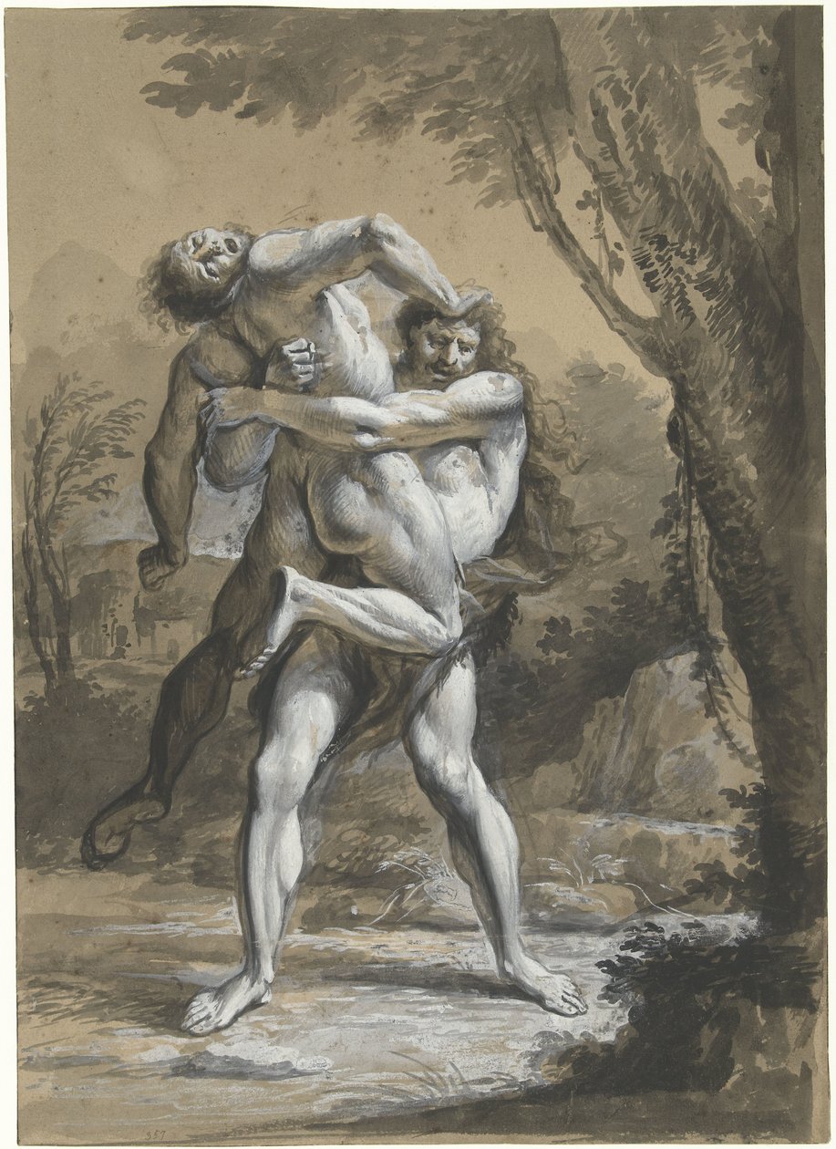 Herkules Antaeusban alkotó: Anonymous
