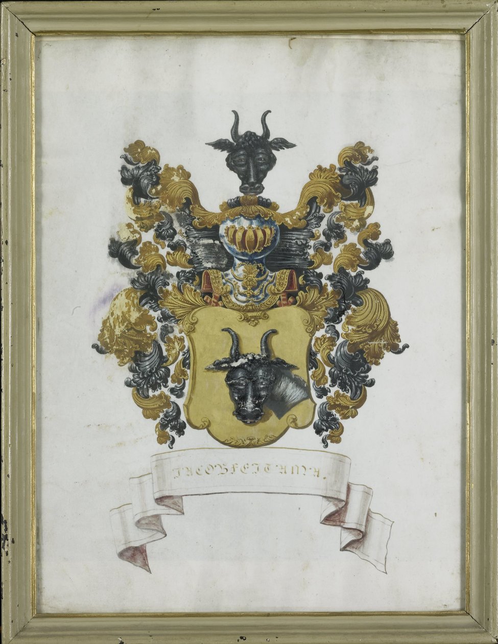 II. Jacob Feitama (1698-1774) címere alkotó: Anonymous