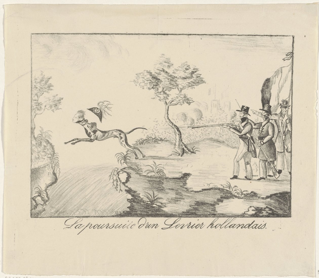 Vadászat egy agárra, 1830 La poursuite d