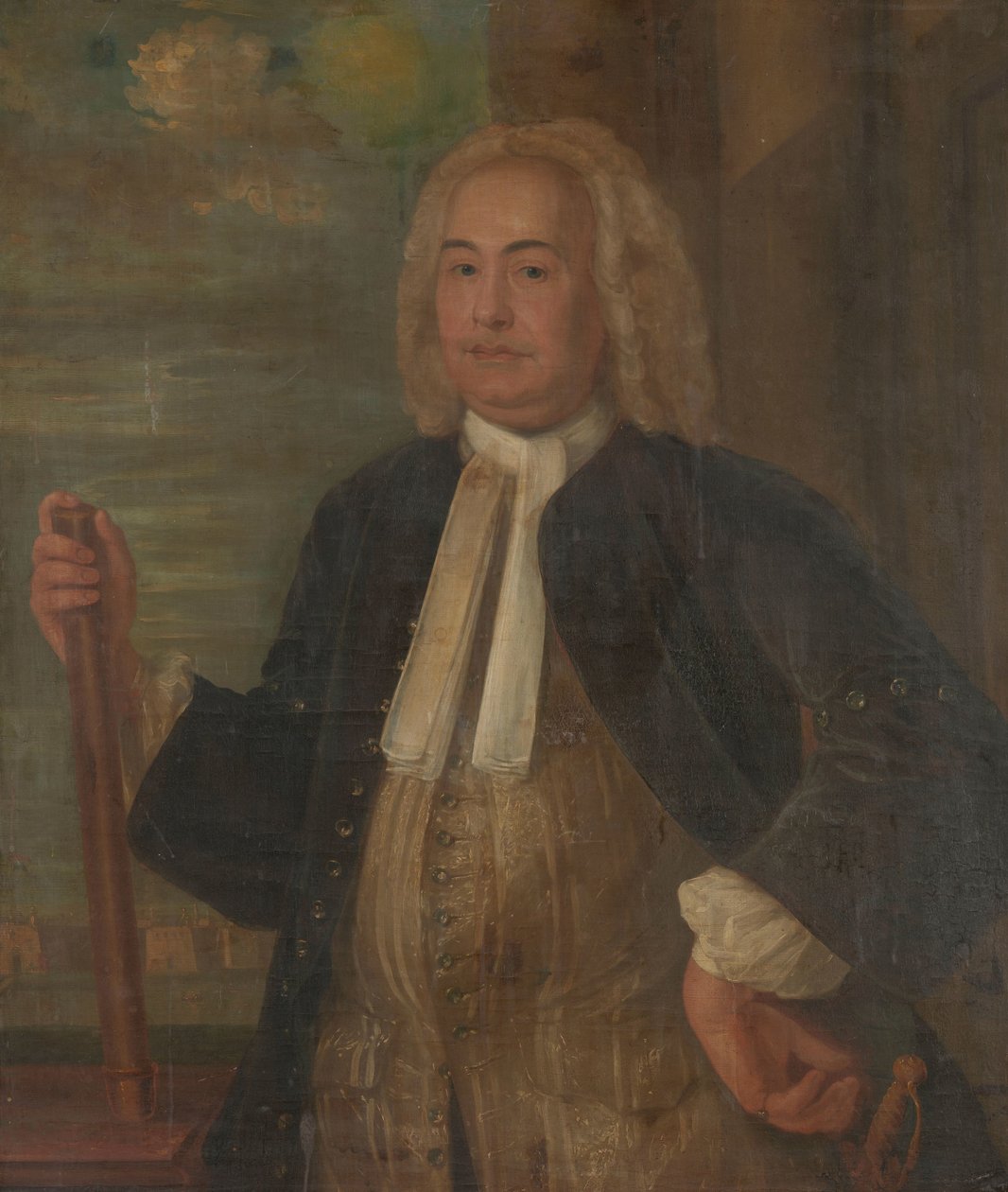Johannes Thedens (1741-1743) Johannes Thedens, a Holland Kelet-Indiai Társaság főkormányzójának portréja alkotó: Anonymous